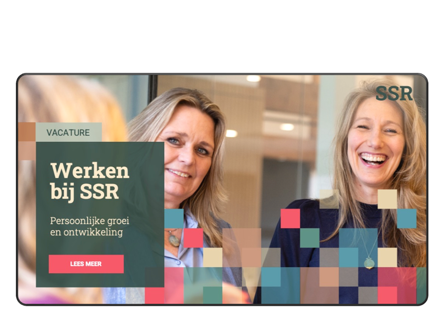 Een advertentieconcept dat aansluit bij de huisstijl